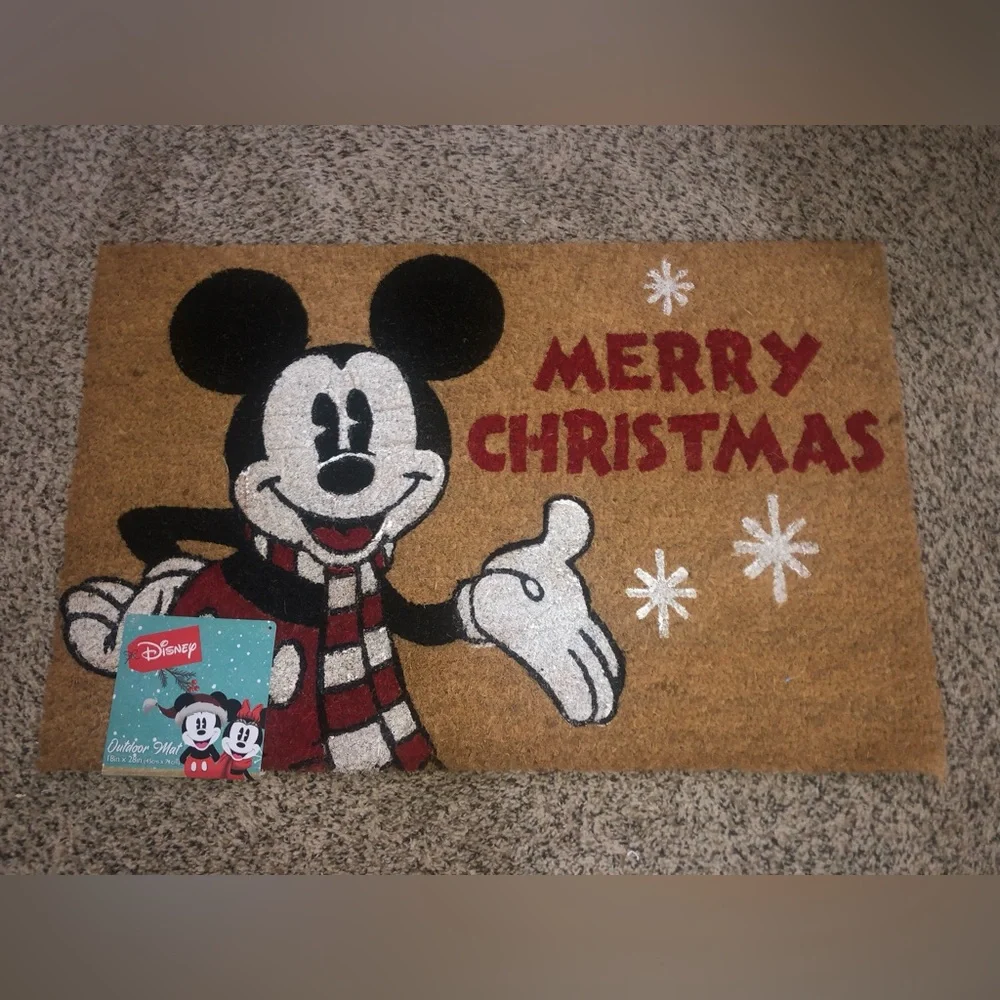 Mickey Mouse Christmas Doormat